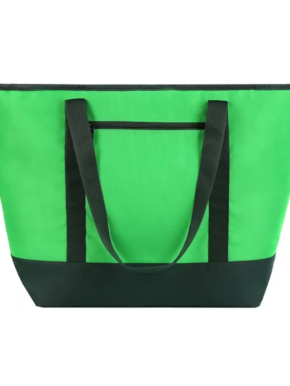 Berkley Jensen 12-Gal. Mega Tote 346297001 Lime/Black Bag Shopper 25X8X17